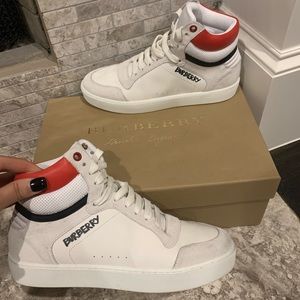 Burberry high top sneakers